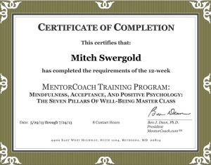 Mentor Training Coach Certificate